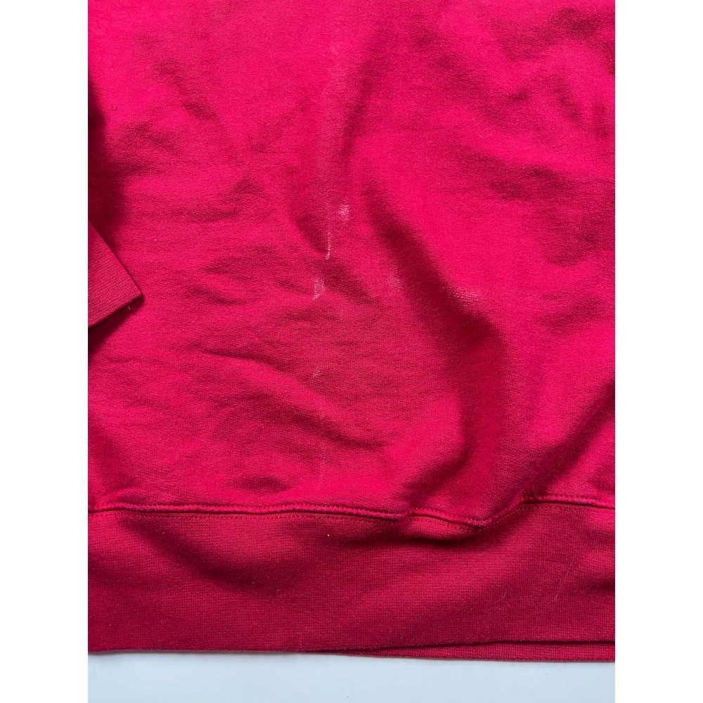 Texas Tech Red Raiders Oversized Sweatshirt Red Crewneck XL Ultimate Cotton - Picture 7 of 14